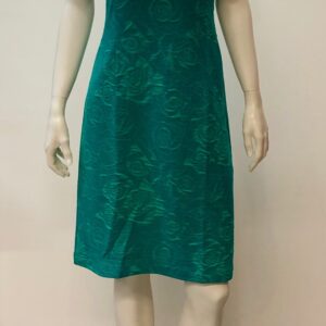 Kleid kurzarm DREIMARIN in smaragd von Pink Lotus