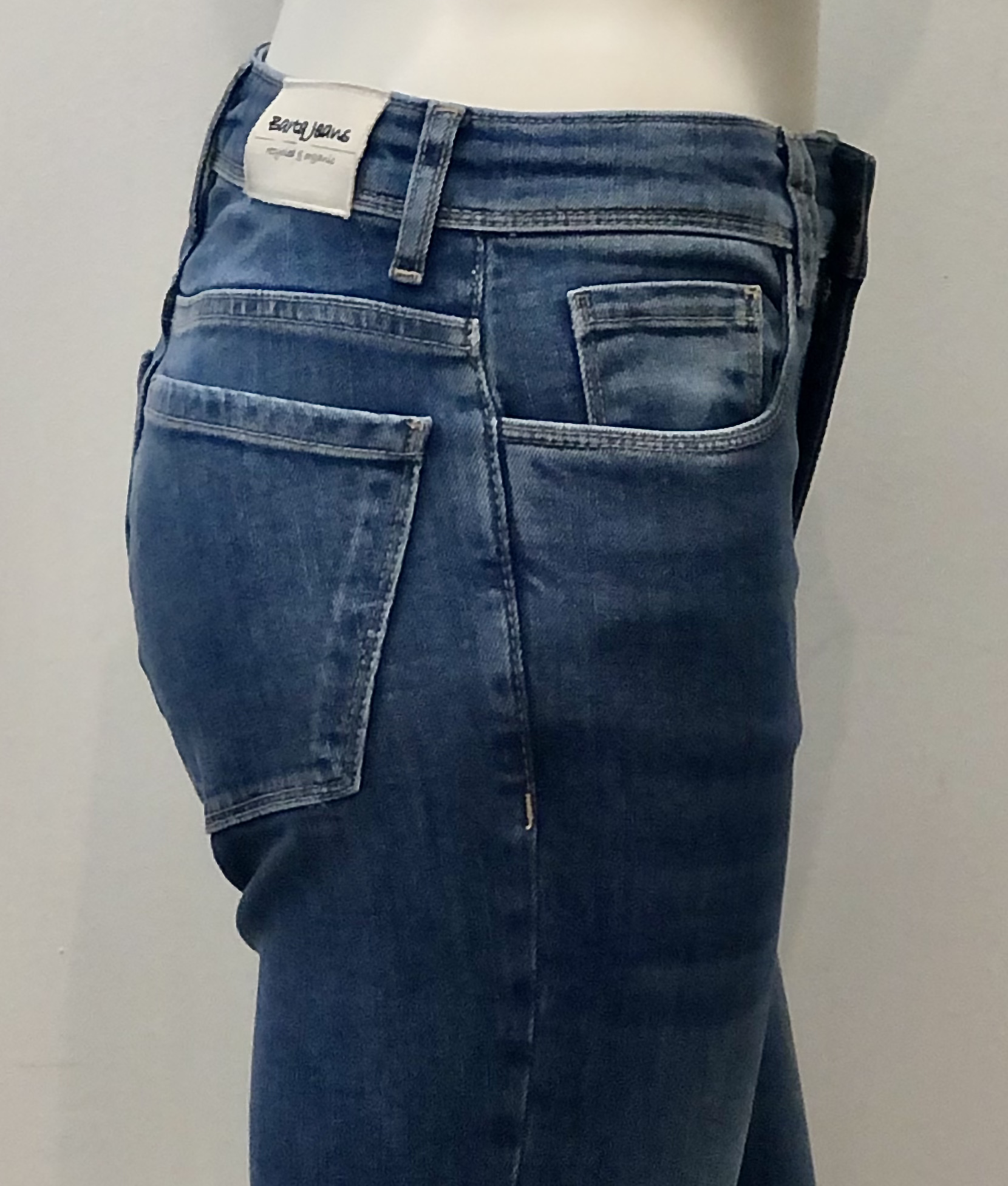 Ana - Jeans skinny in mid blue denim von BARTA