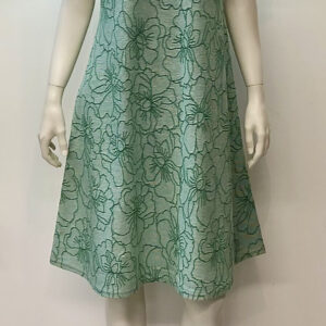 Jacquard Kleid GOTS in grau bunt und grün bunt von Dunque by Schweikardt Moden