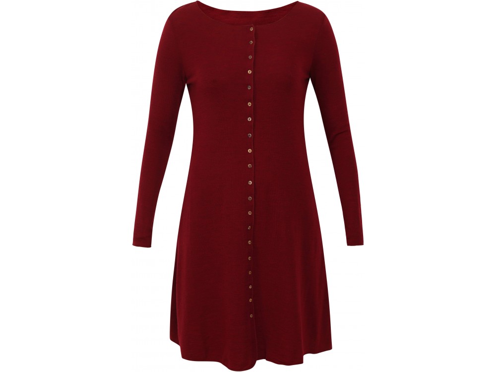 Mantelkleid aus 100% reiner Merino Wolle in verschiedenen Farben von Jalfe