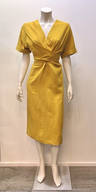 Kleid BALANCE in gelb, salbei von Pink Lotus