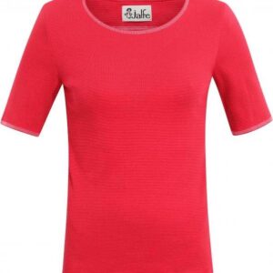 Ringel T-Shirt kurzarm aus 100% reiner Baumwolle GOTS in verschiedenen Farben mit Ziernähten von Jalfe