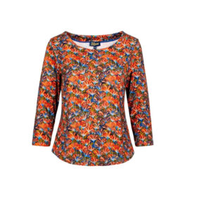 Top LOOSY LEAF PATTERN FALL von LALAMOUR